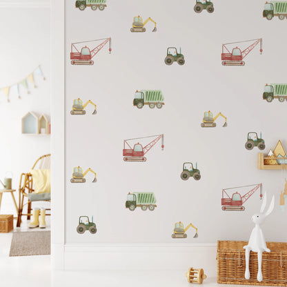 Construction Wall Stickers