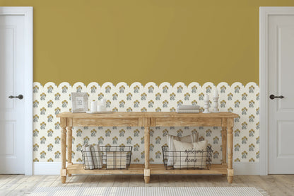 Custom Design Scallop Half Wall Panels