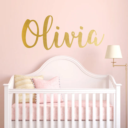 Custom Name Decal (Self Adhesive, Removable)