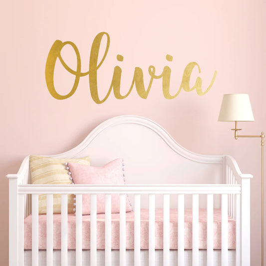 Custom Name Decal (Self Adhesive, Removable)