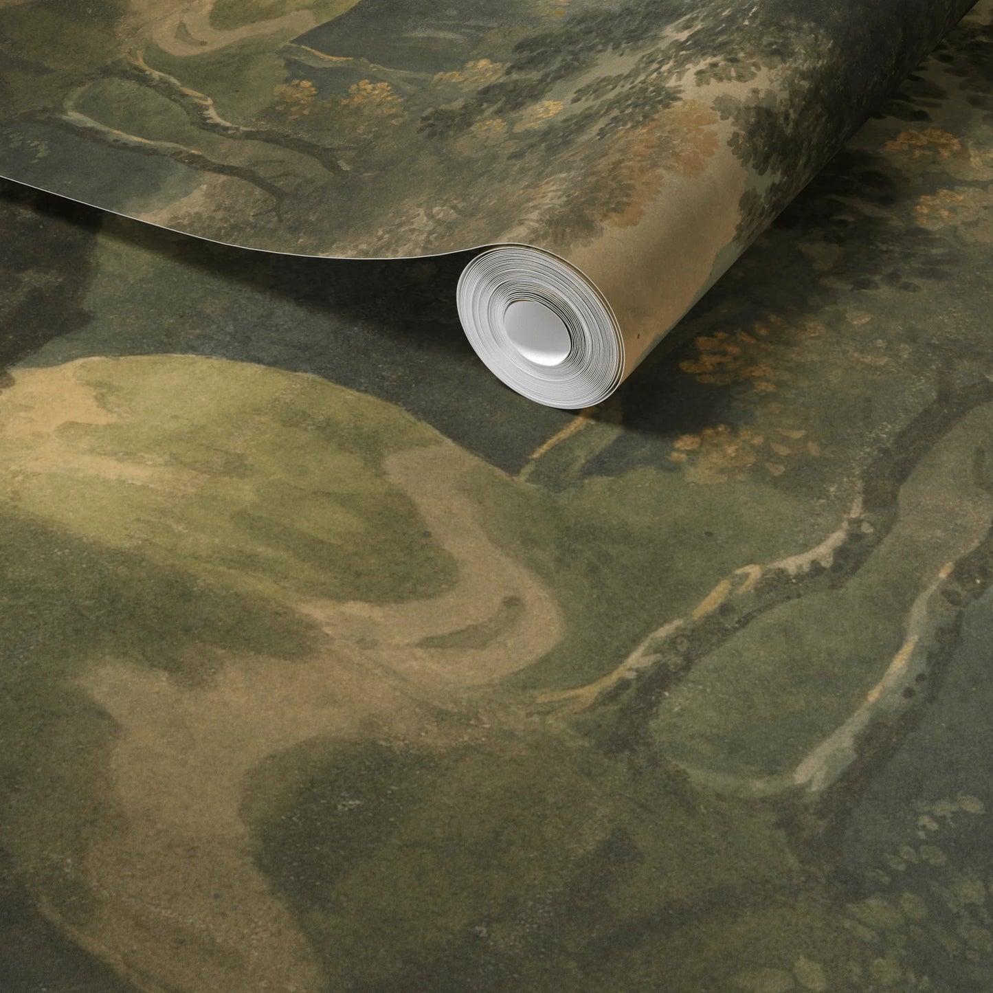 Deep Woodland Landscape Wall Mural (Peel and Stick)