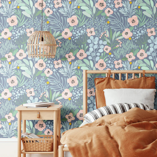 Delicate Blossom Peel and Stick Wallpaper