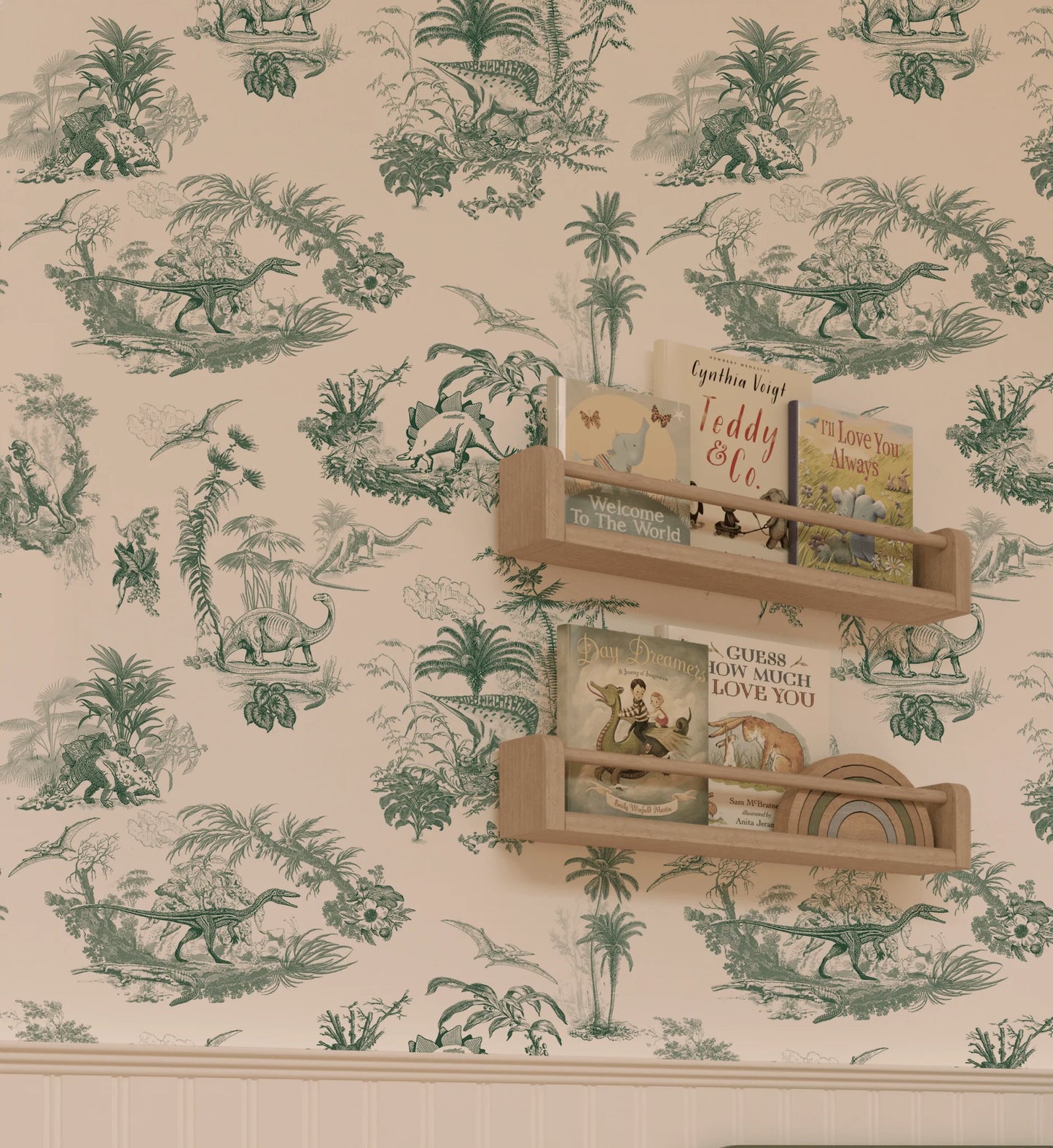 Dinosaur Toile Wallpaper