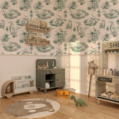 Dinosaur Toile Wallpaper