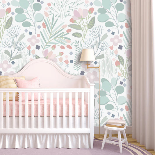 Dreaming In Pastels Peel and Stick Wallpaper