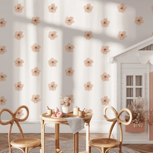 Dusky Rose Wall Stickers (Peel and Stick Decals)