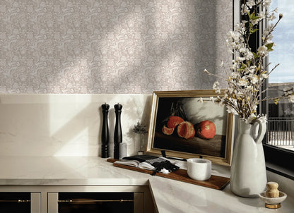Embellished Blossom Peel and Stick Wallpaper (Self-Adhesive)