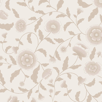 Faded Blush Floral Peel and Stick Wallpaper (Self-Adhesive)