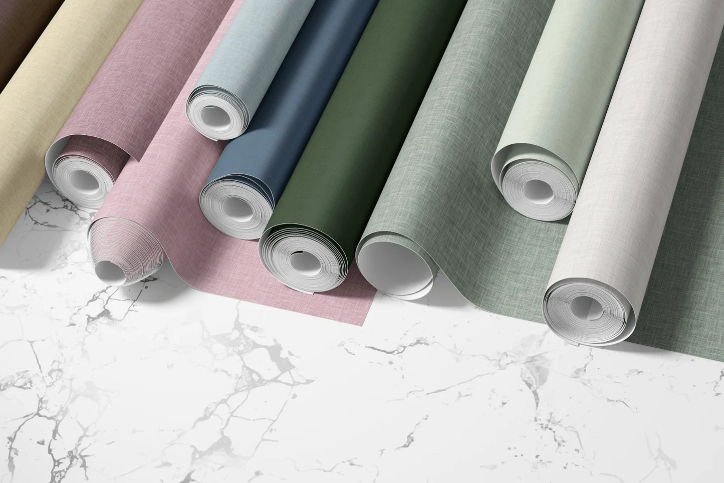 Sea foam Green Grass Cloth Peel and Stick Wallpaper (Faux)