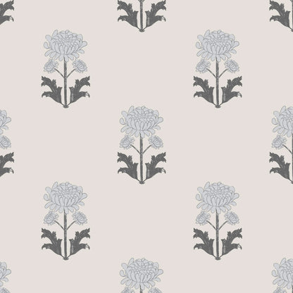 Floral Blueprint Peel and Stick Wallpaper