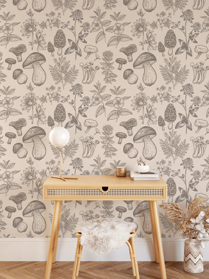 Forest Foraging Peel and Stick Wallpaper - Self Adhesive, Temporary and Removable