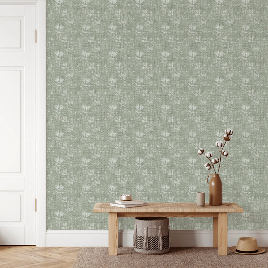 Forest Green Peel and Stick Wallpaper