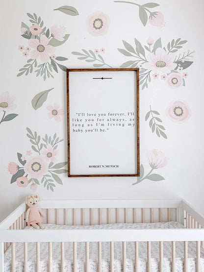 Forever Floral Wall Decals
