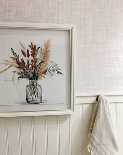 Grasscloth Peel and Stick Wallpaper (Faux)