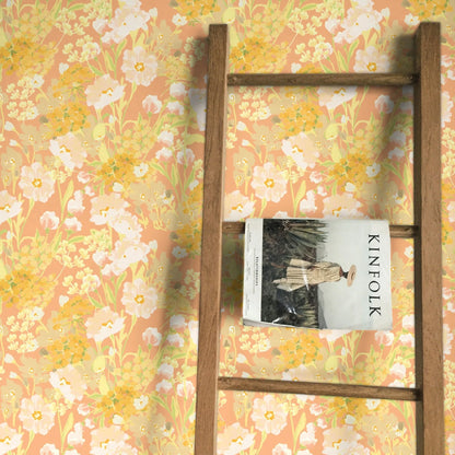 Happy Floral Peel and Stick Wallpaper