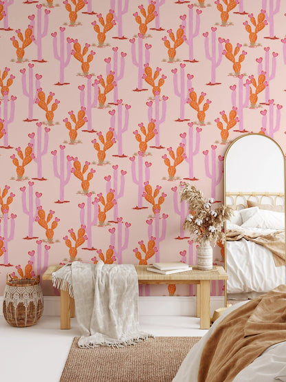 Heartland Cactus Wallpaper