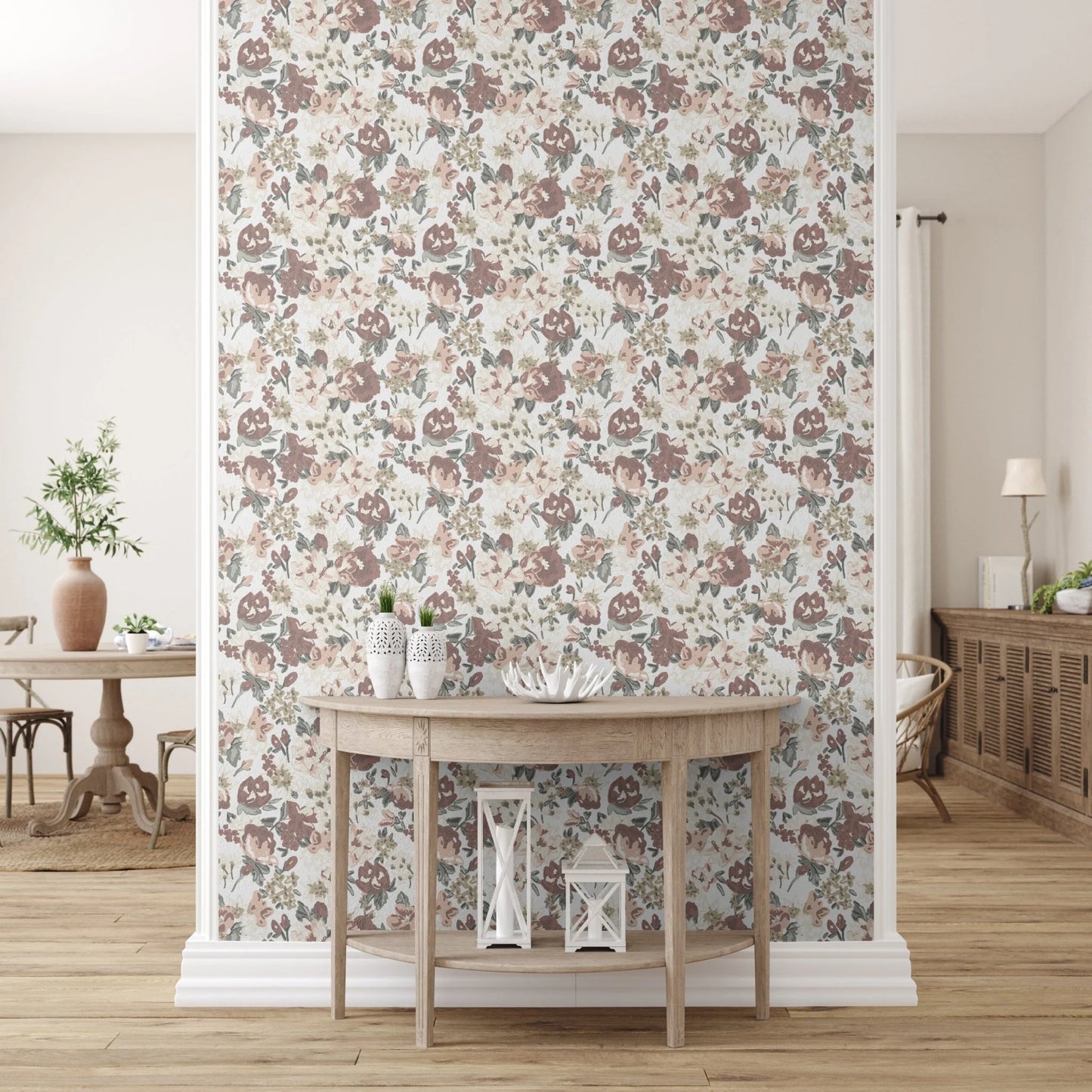 Heirloom Floral Removable Peel and Stick Wallpaper