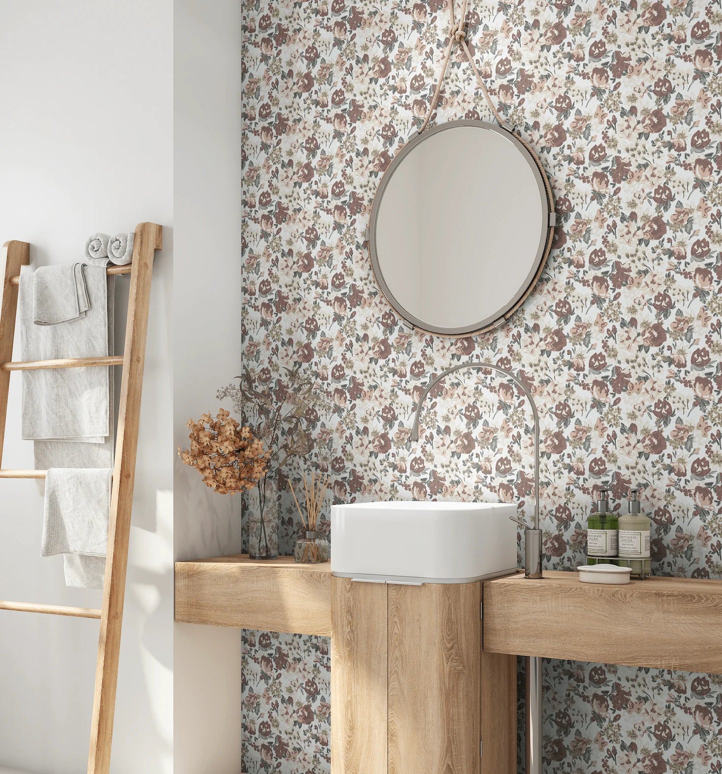 Heirloom Floral Removable Peel and Stick Wallpaper