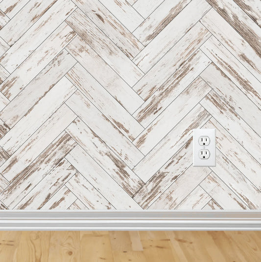 Herringbone Peel and Stick Wallpaper
