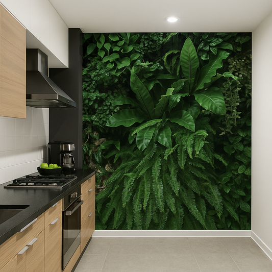 Green Wall – Vertical Garden Wallpaper for Kitchens