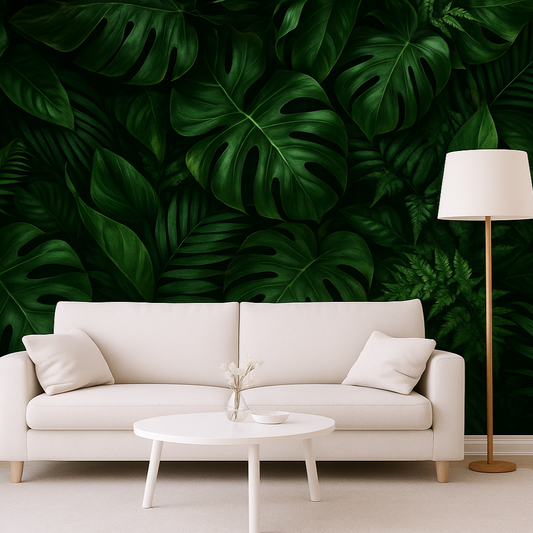 Urban Jungle – Tropical Monstera Leaf Wallpaper