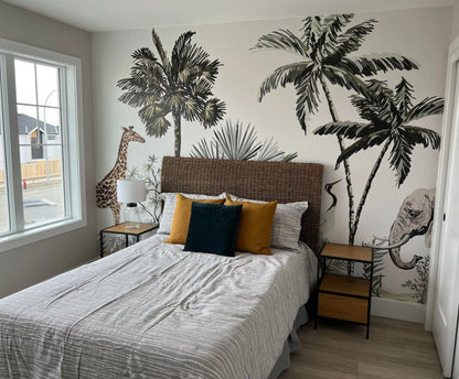 Jungle Safari Wall Mural (Peel & Stick)