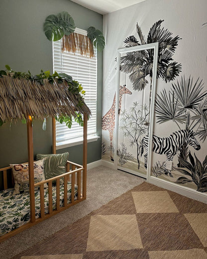 Jungle Safari Wall Mural (Peel & Stick)