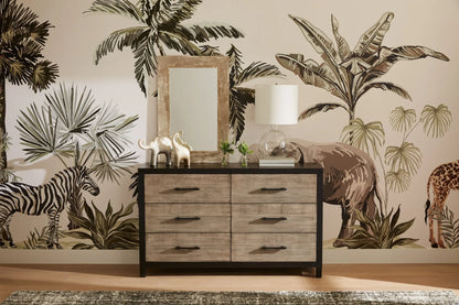 Jungle Safari Wall Mural (Peel & Stick)