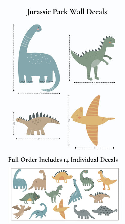Jurassic Pack Wall Stickers
