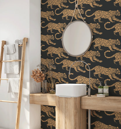 Leopard Removable Peel and Stick Wallpaper