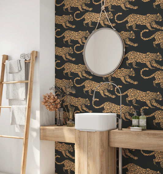 Leopard Removable Peel and Stick Wallpaper