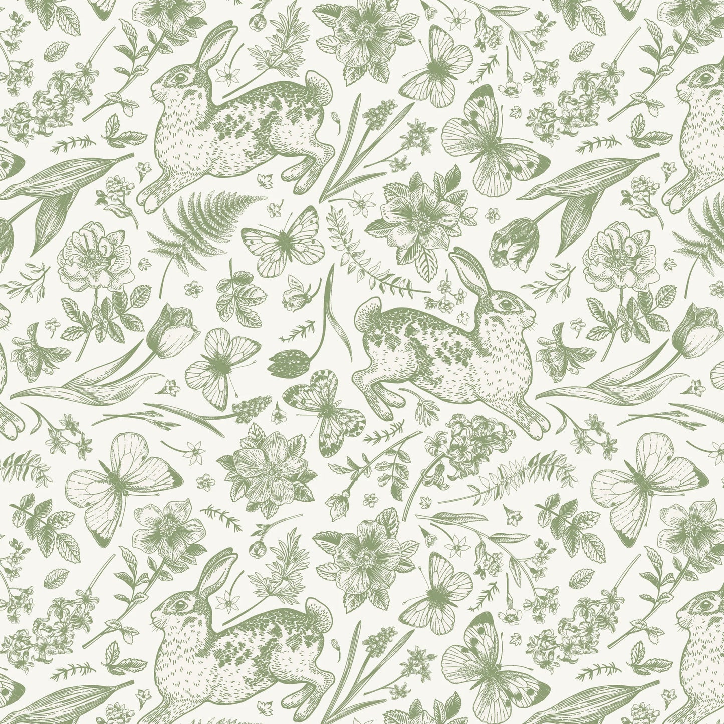 Little Garden Removable Peel and Stick Wallpaper