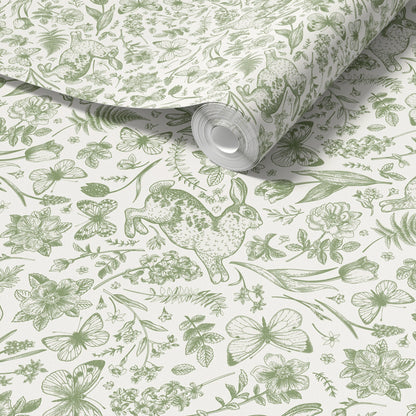 Little Garden Removable Peel and Stick Wallpaper