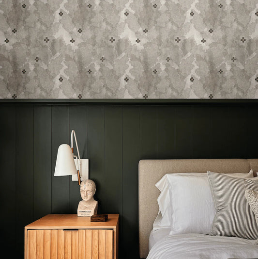 Lonestar Peel and Stick Removable Wallpaper (Faux Cement Style)