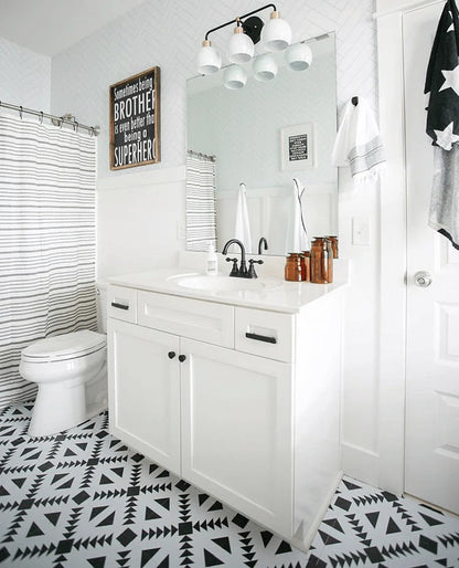 Monochrome Herringbone Peel and Stick Wallpaper