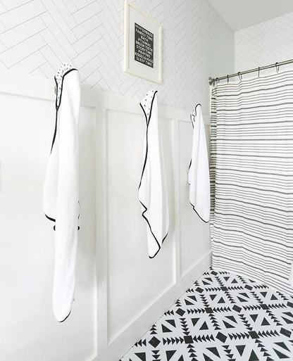 Monochrome Herringbone Peel and Stick Wallpaper