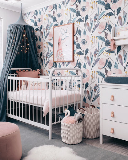 Moody Floral Wallpaper - 4 Sheets 96" w x 72" h