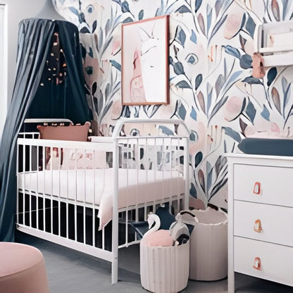 Moody Floral Peel and Stick Wallpaper