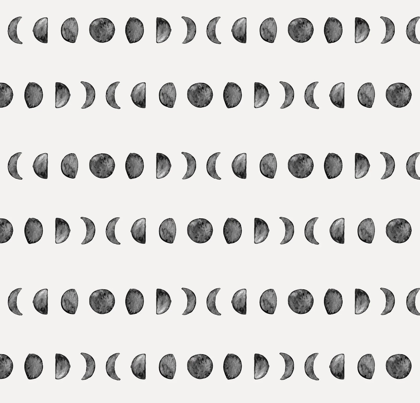 Moon Phase Peel and Stick Wallpaper