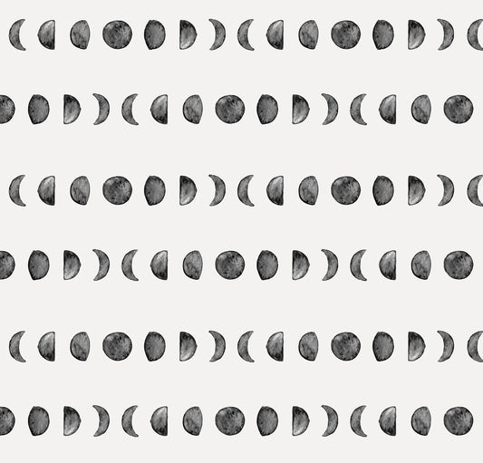 Moon Phase Peel and Stick Wallpaper