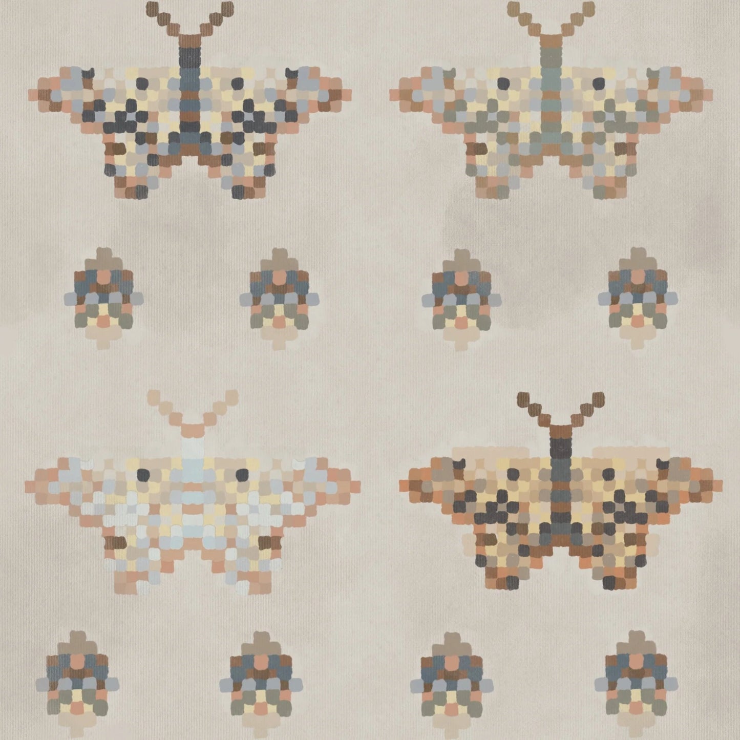Mosaic Butterfly Peel and Stick Wallpaper
