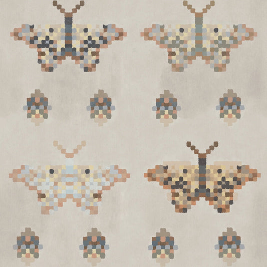Mosaic Butterfly Peel and Stick Wallpaper