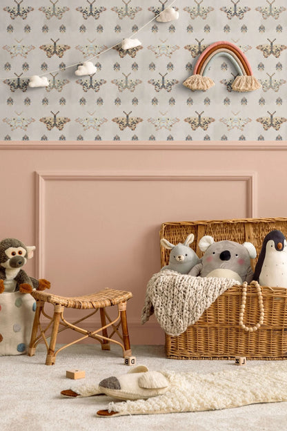 Mosaic Butterfly Peel and Stick Wallpaper