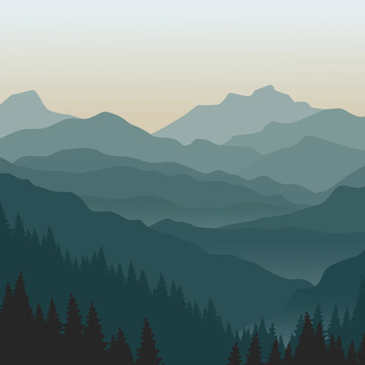 Mountain Wall Mural (Peel & Stick)