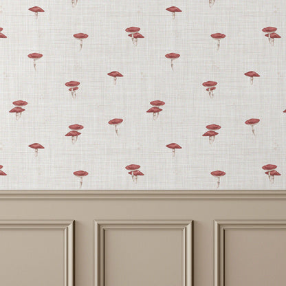 Mushroom Peel and Stick Wallpaper - Self Adhesive, Temporary and Removable