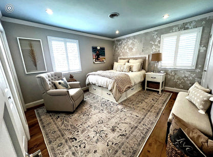 Natural Beige Fresco Wall Mural (Peel & Stick)