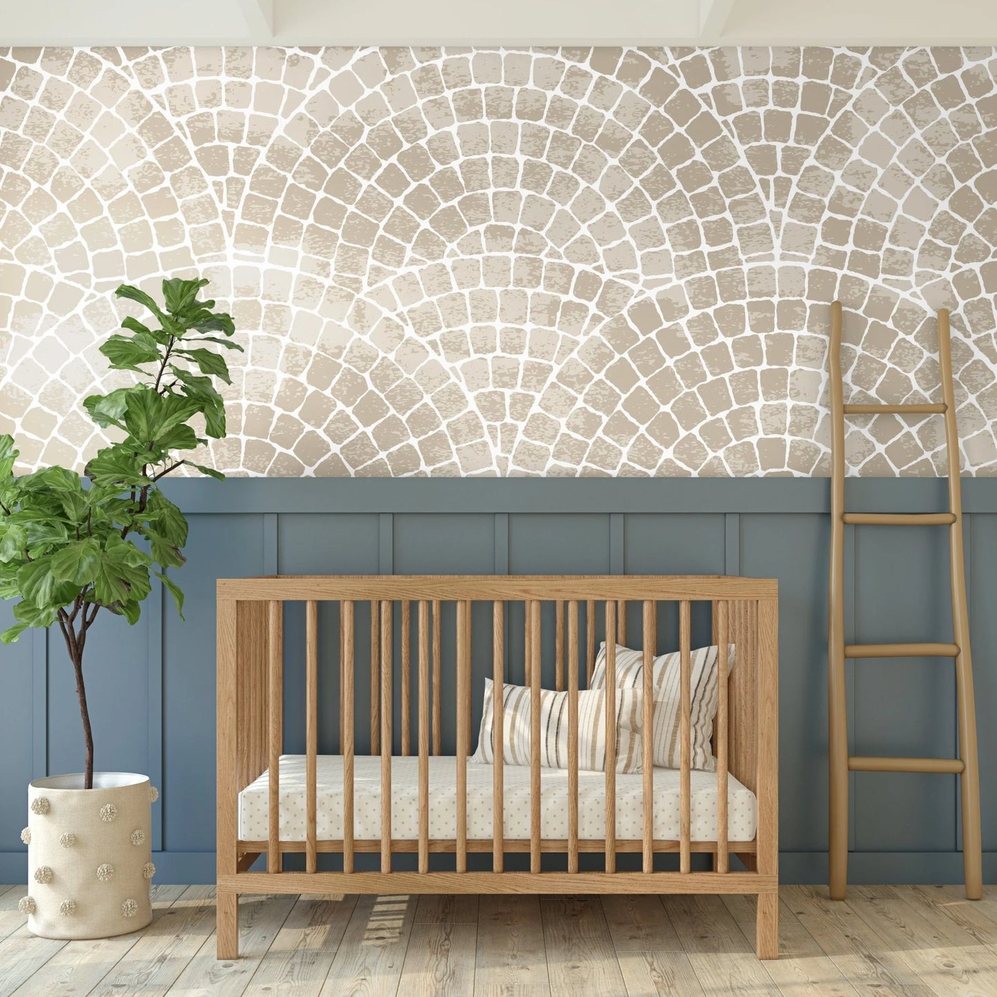 Natural Mosaic Tile Wallpaper