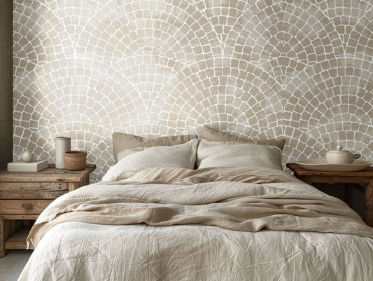 Natural Mosaic Tile Wallpaper