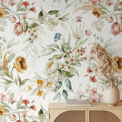 Nature Inspired Removable Wallpaper (Peel and Stick)