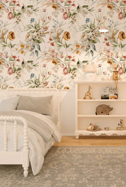 Nature Inspired Removable Wallpaper (Peel and Stick)
